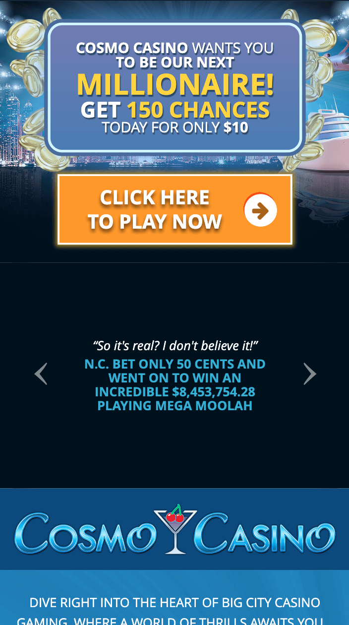 Cosmo login